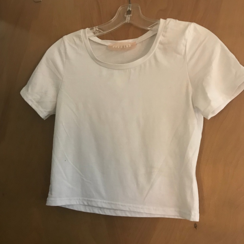 White Crop Top
